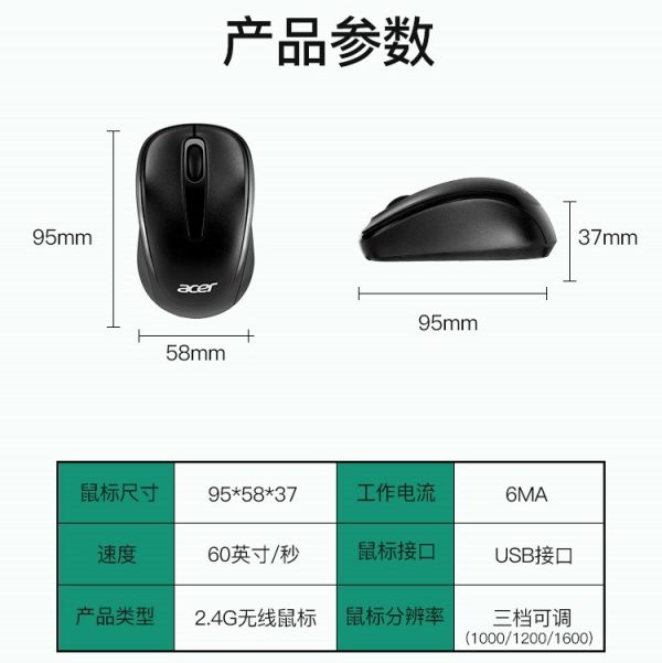 Acer M157 Unlimited Universal Silent Wireless Mouse - Image 16