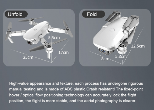 Folding UAV 4K Aerial Remote Control Aircraft - Image 2