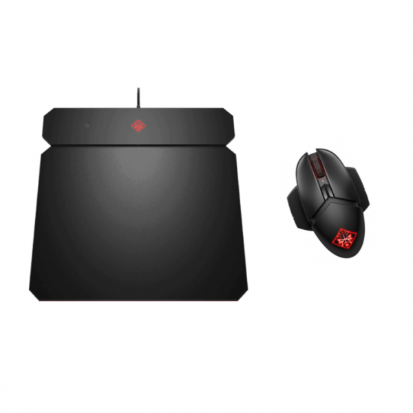 HP OMEN Radio Racing Mouse & Mouse Pad Set (Black Color)