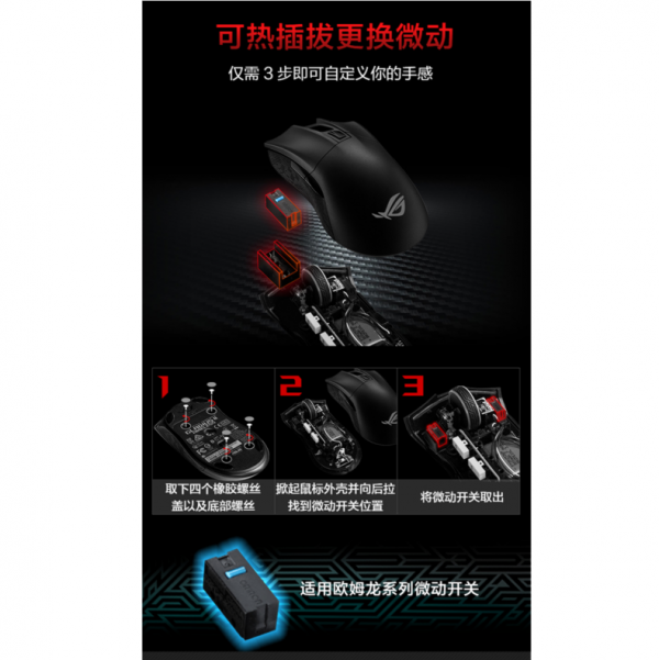 ASUS P702 ROG Gamer Kingdom Mouse - Image 3