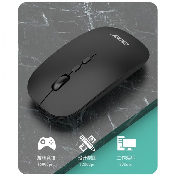 Acer Rechargeable Mute Silent Unlimited Wireless Bluetooth Mouse - Image 8