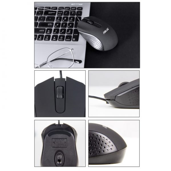 ASUS Original AE-01 Wired Mouse (2 Colors Red & Black) - Image 8