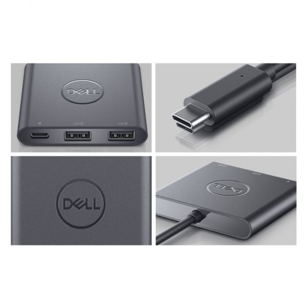 Dell 492-BCTT USB Type-C to Dual USB-A Adapter (Power Supply) Converter - Image 8