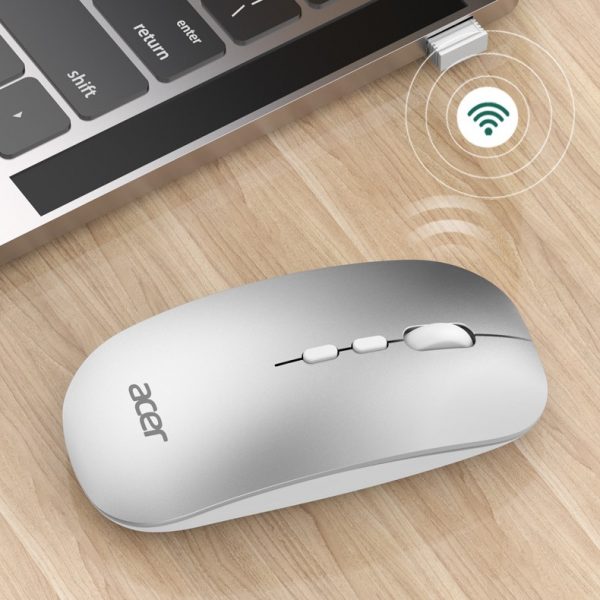 Acer Rechargeable Mute Silent Unlimited Wireless Bluetooth Mouse - Image 10