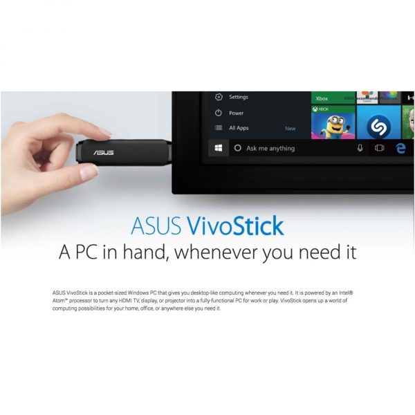 ASUS TS10 Vivostick PC Host Intel Quad-Core Mini Computer Stick - Image 9