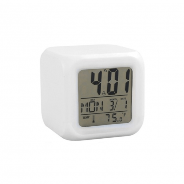 Moonmalls LED Change Digital Glowing Electronic Alarm Clock