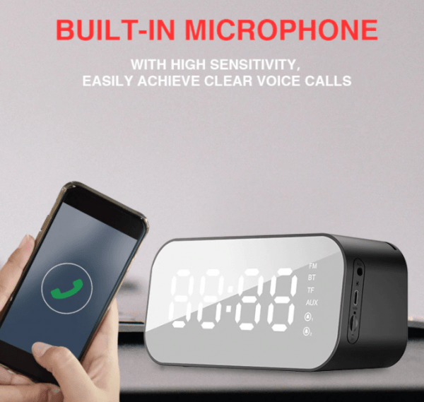 Digital Wireless Portable Alarm Clock Radio Speaker - Image 11