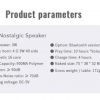DW01 3D Mini Retro Rechargeable Speaker - Image 11