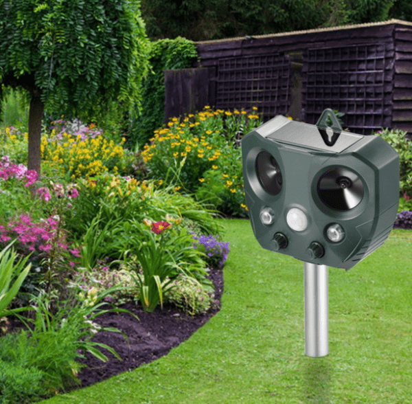 Solar Ultrasonic Bird And Dog Repeller Infrared Light - Image 4