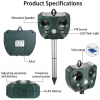 Solar Ultrasonic Bird And Dog Repeller Infrared Light - Image 10