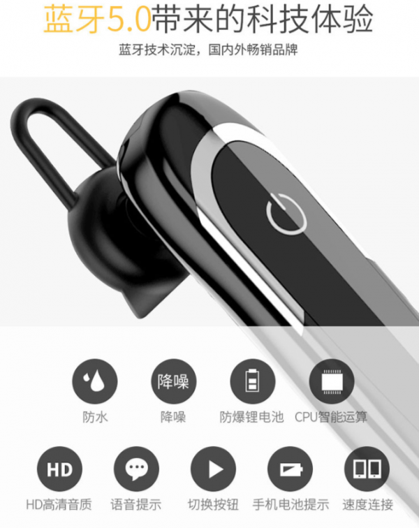 Wireless Bluetooth Headset With Unilateral Movement - Image 14