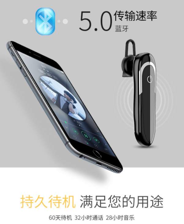 Wireless Bluetooth Headset With Unilateral Movement - Image 5