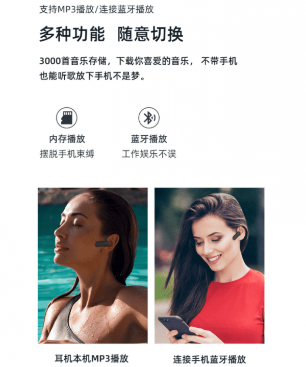 Wireless Bluetooth Headset With Memory - Image 17