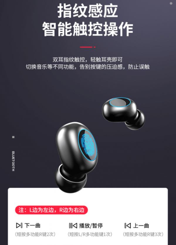 Invisible In Ear Bluetooth Touch Headset - Image 6