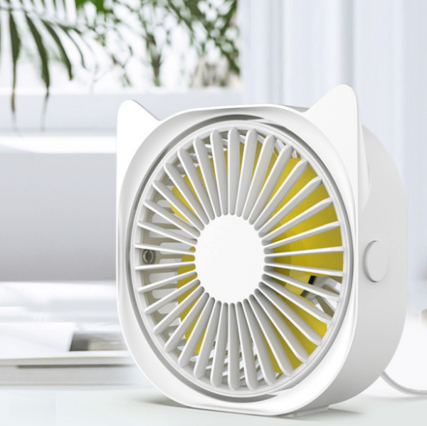 Mini Fan Cat's Ear Creative 360 Degree Rotating