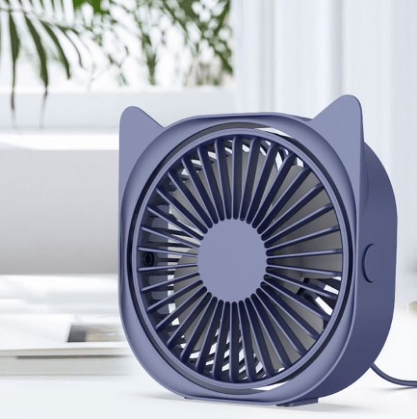 Mini Fan Cat's Ear Creative 360 Degree Rotating - Image 3