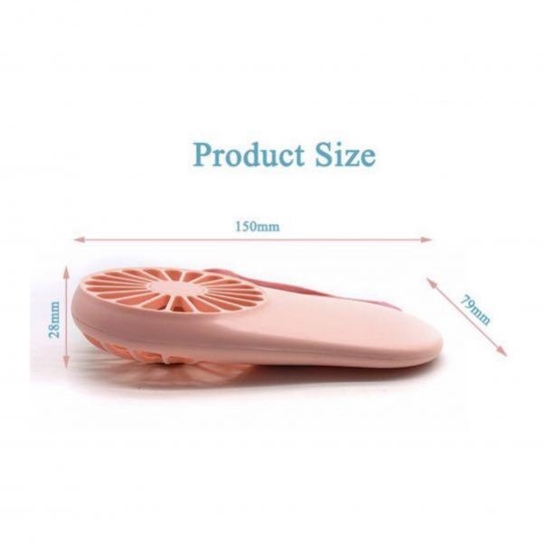 Portable Mini Fan Pocket Sized USB Rechargeable Handheld Fan