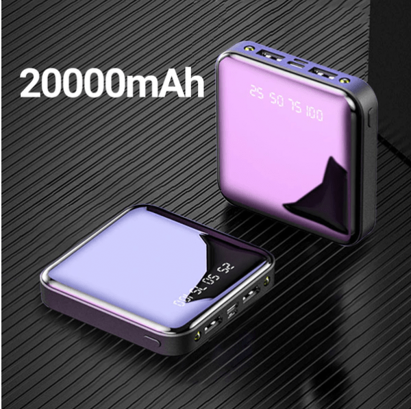 Portable Mini Mirror 20000mAH Power Bank - Image 4