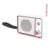 DW01 3D Mini Retro Rechargeable Speaker - Image 5