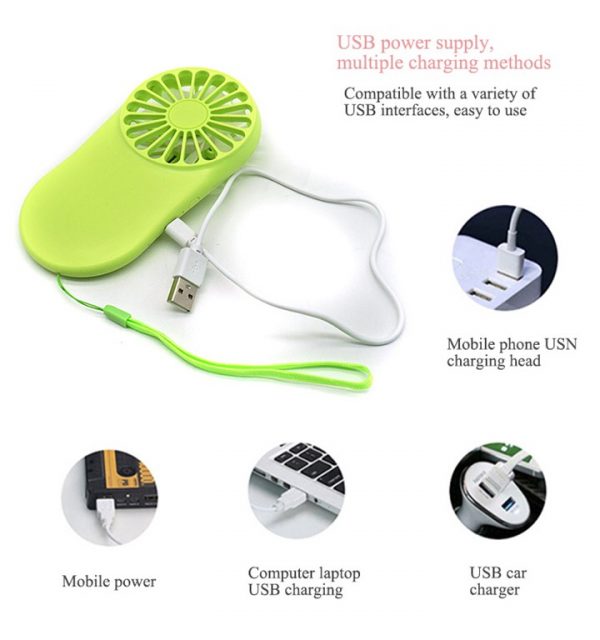 Portable Mini Fan Pocket Sized USB Rechargeable Handheld Fan - Image 7