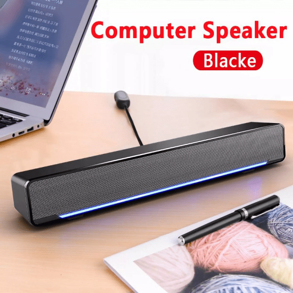 SADA Computer Speaker V-196 USB Wired SoundBar - Image 2