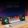 V-118 Mini 2.0 Colorful LED Light Computer Speaker - Image 4