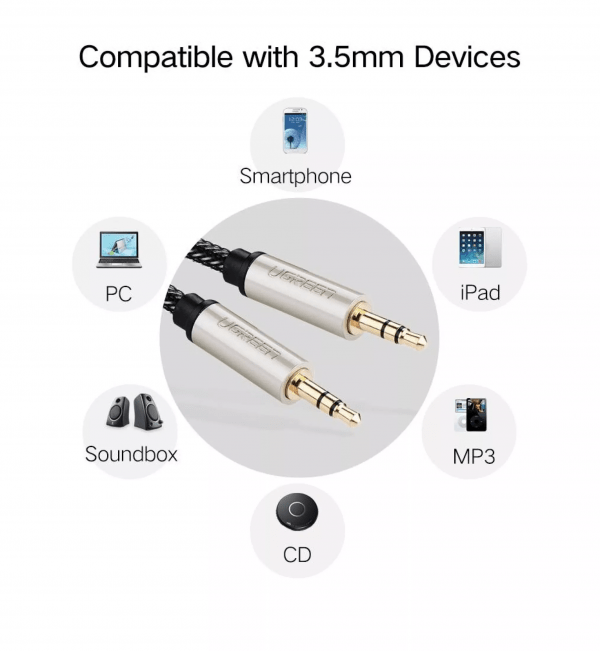 1Meter 3.5 Jack Audio Cable - Image 2