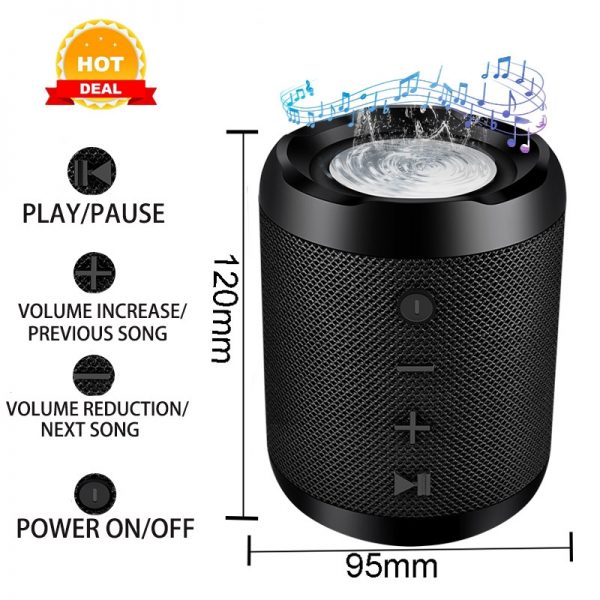 Portable Bluetooth Waterproof Outdoor Speaker - Image 4