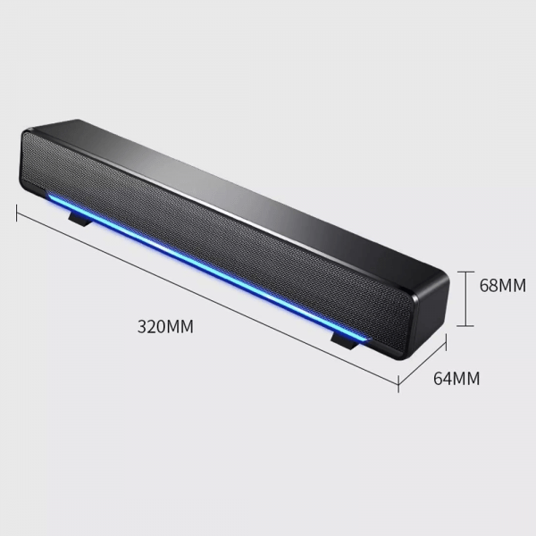 SADA Computer Speaker V-196 USB Wired SoundBar - Image 6